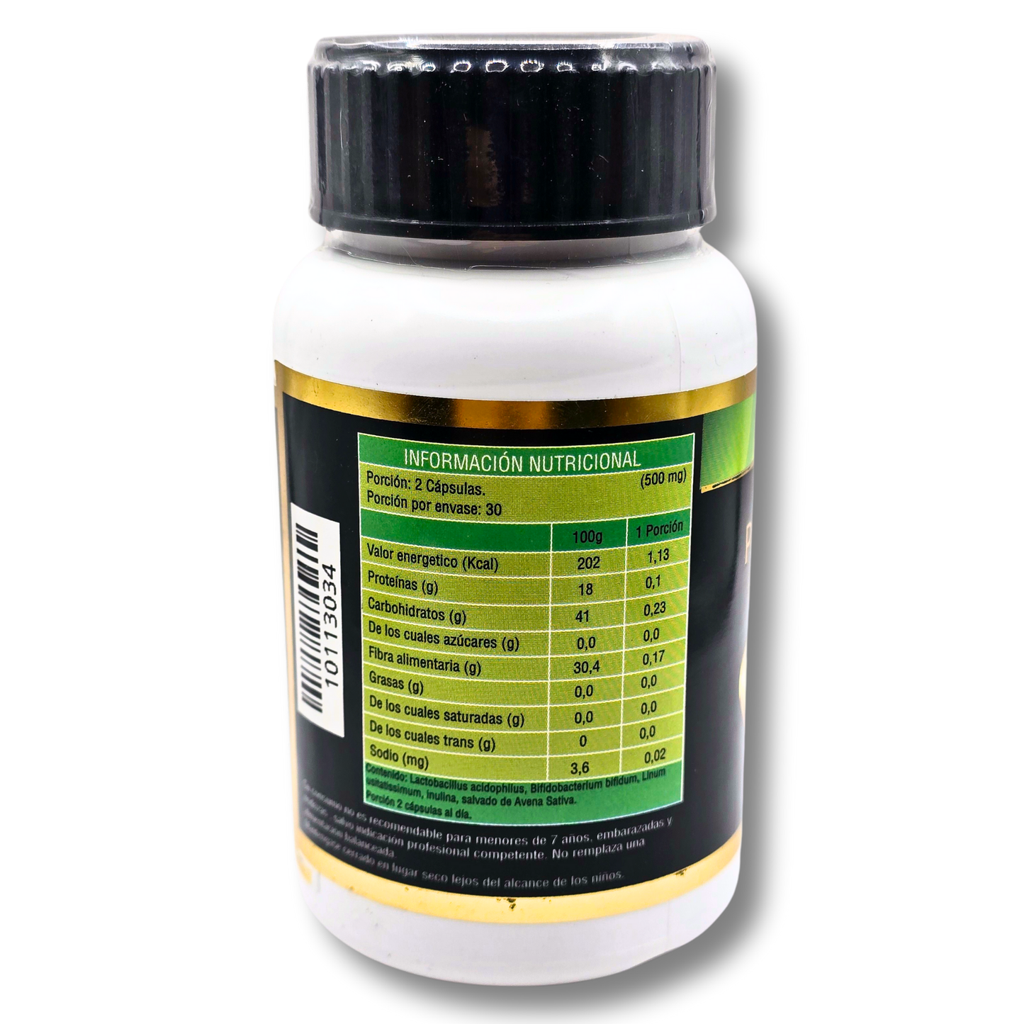 60 Capsulas Probioticos y Prebioticos 500mg