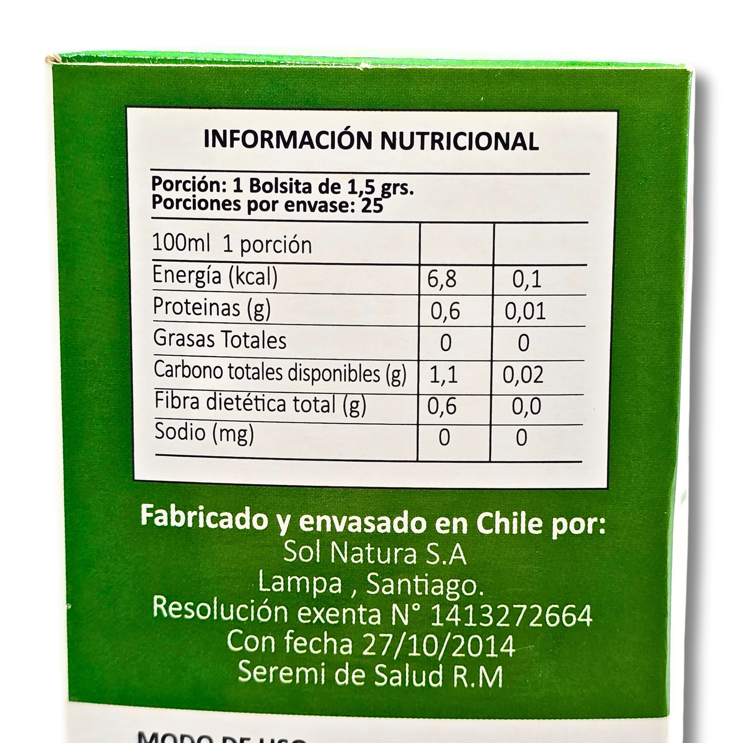 Te infusion Boldo
