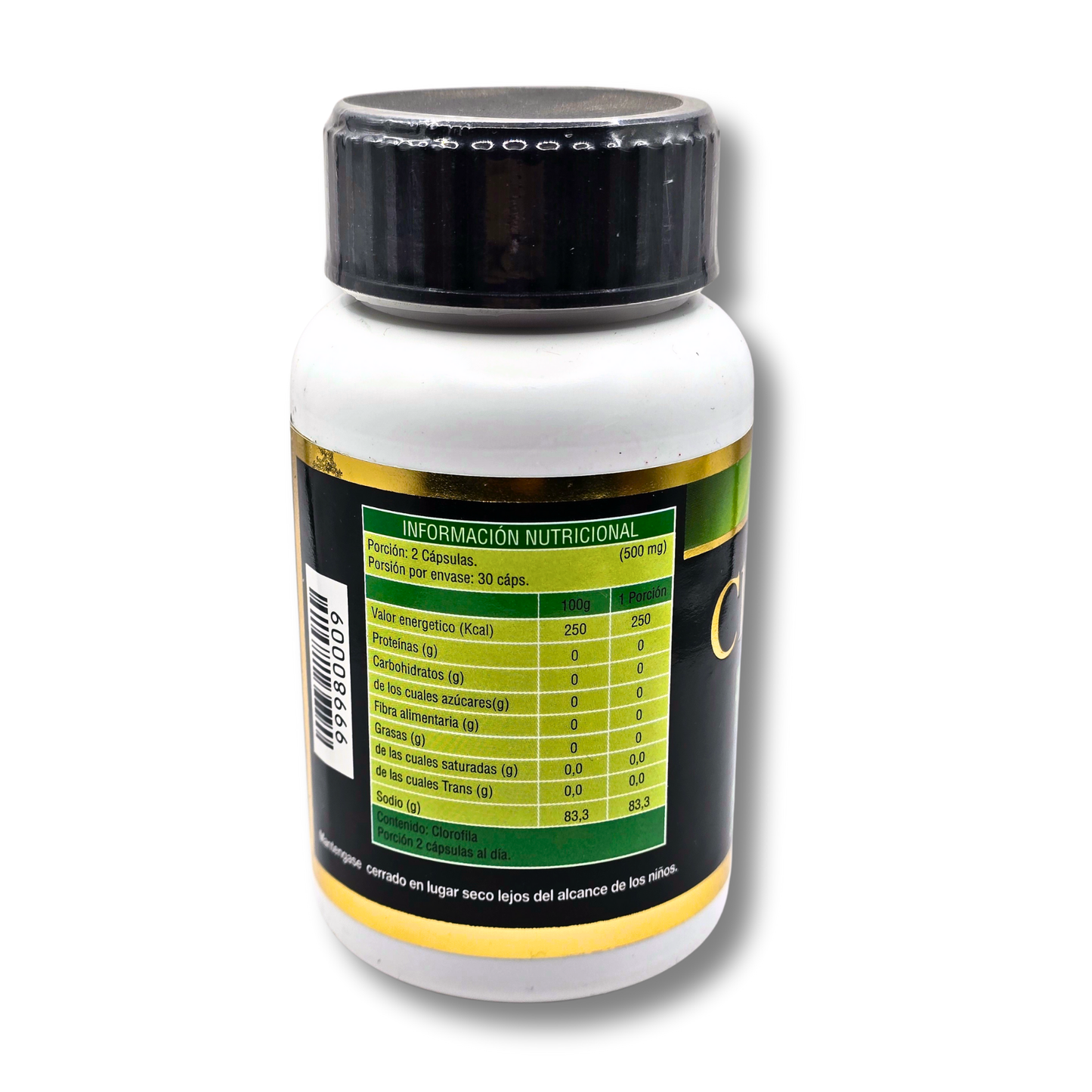 60 Capsulas Clorofila 500mg