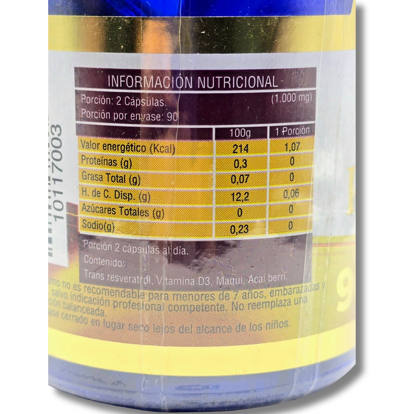 60 Capsulas Nadh + Resveratrol 500mg