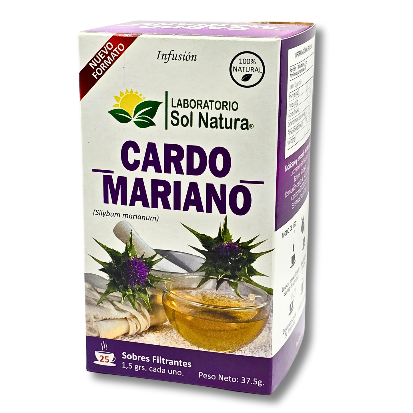 Te infusion Cardo Mariano