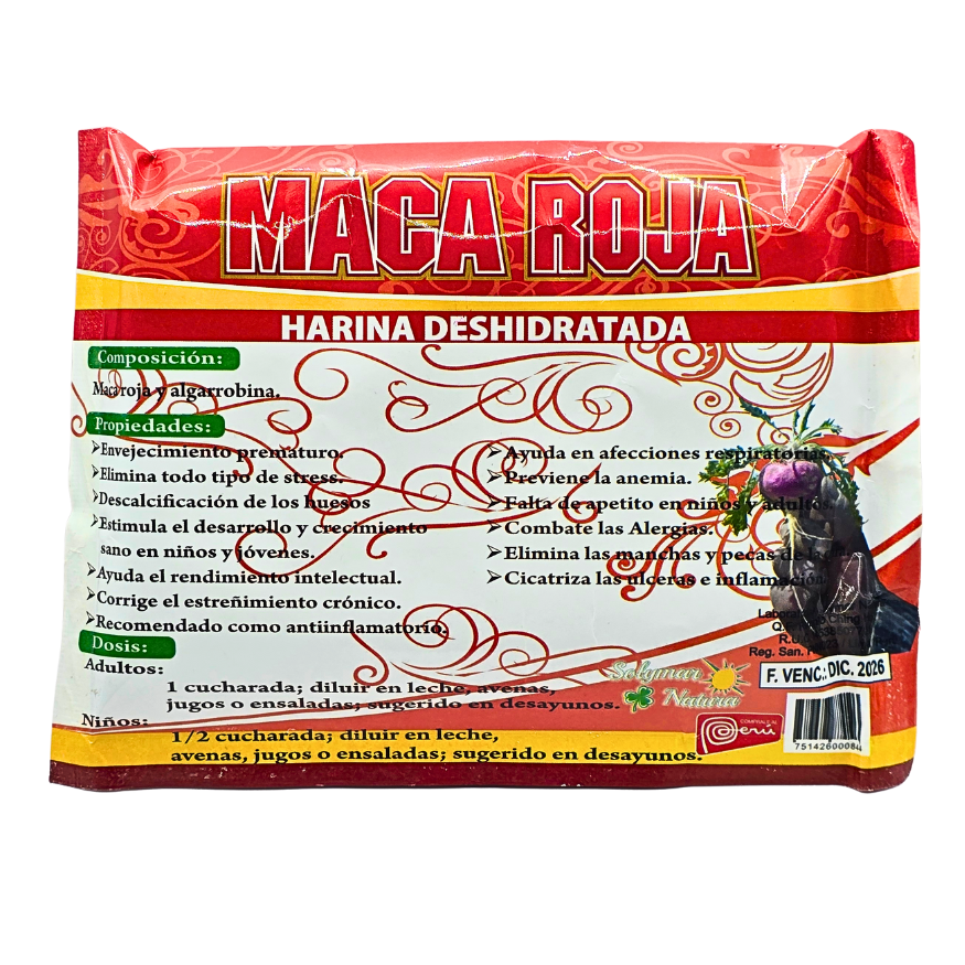 Maca Roja en Polvo 250 grs.
